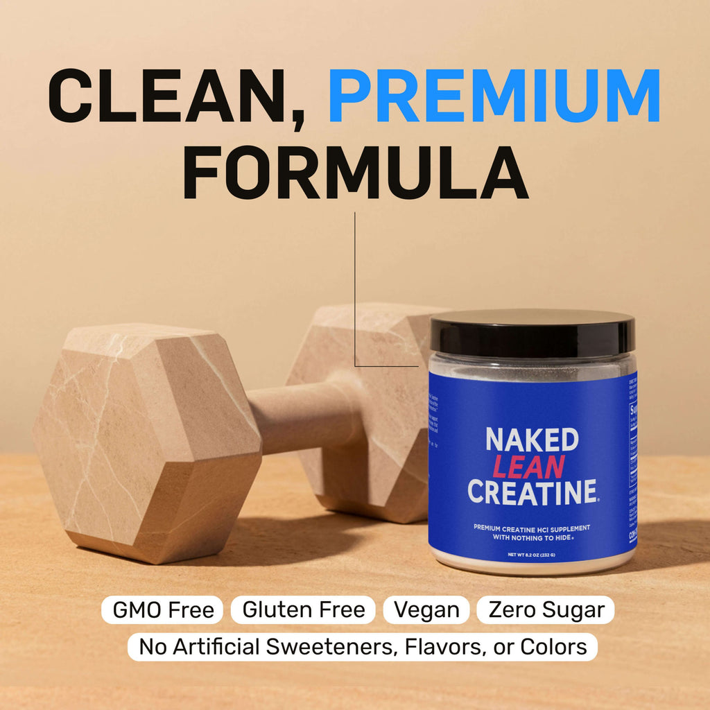 Creatine HCl Powder - Unflavored - Workout Strength Support Formula