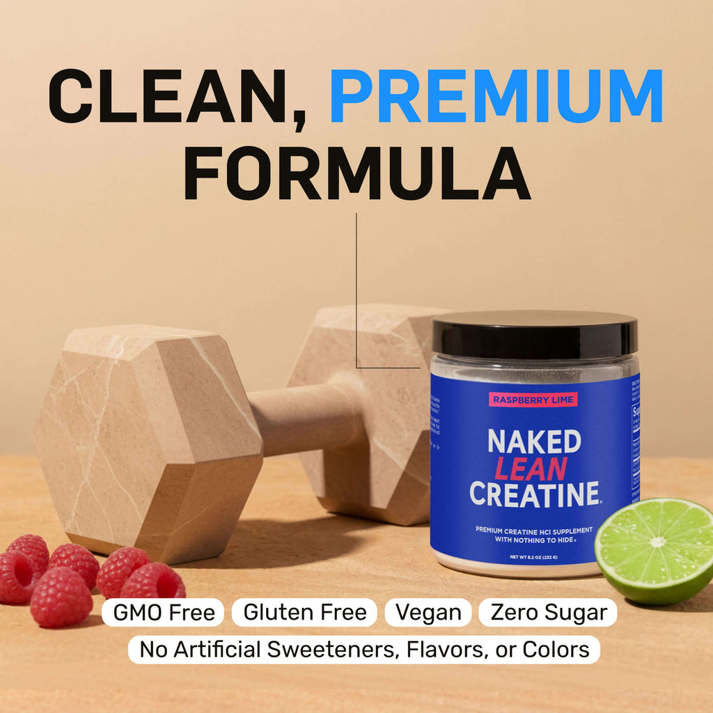 Raspberry Lime Creatine HCl Powder - Raspberry Lime - Workout Strength Support Formula