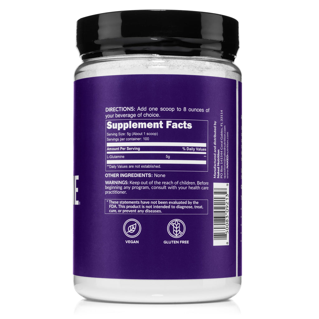 Glutamine Powder - 1.1LB - Everyday Wellness Drink Mix