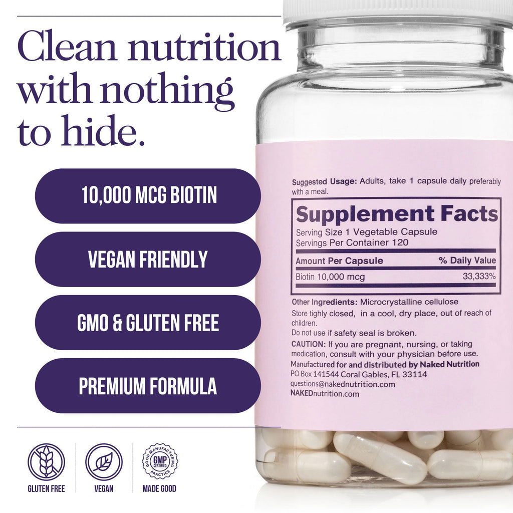 Daily Biotin Supplement - Biotin - Daily Active Lifestyle Essential
