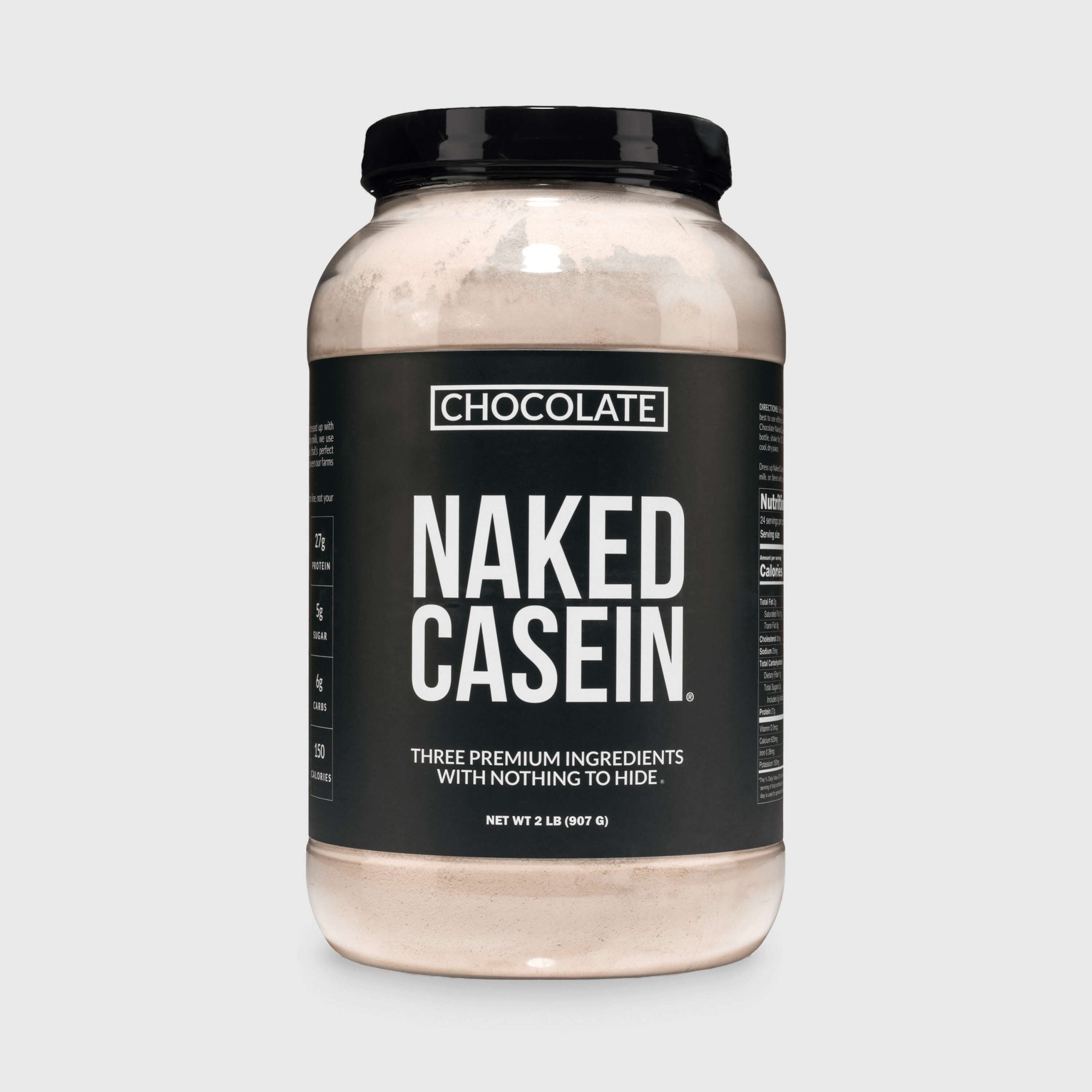 Chocolate Casein Protein Powder - Chocolate - Creamy Bedtime Protein Powder