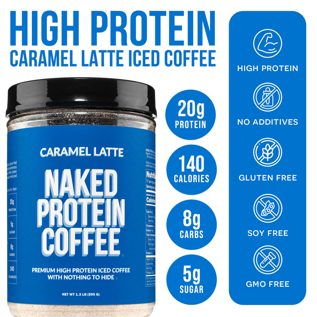 Caramel Latte Protein Iced Coffee - Caramel Latte - Daily Active Lifestyle Essential