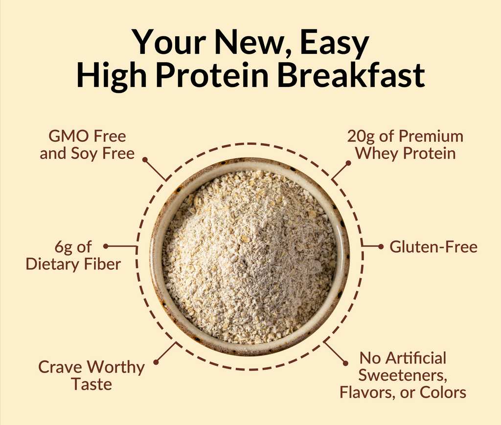 Cinnamon Roll Protein Oats - Cinnamon Roll - Daily Active Lifestyle Essential