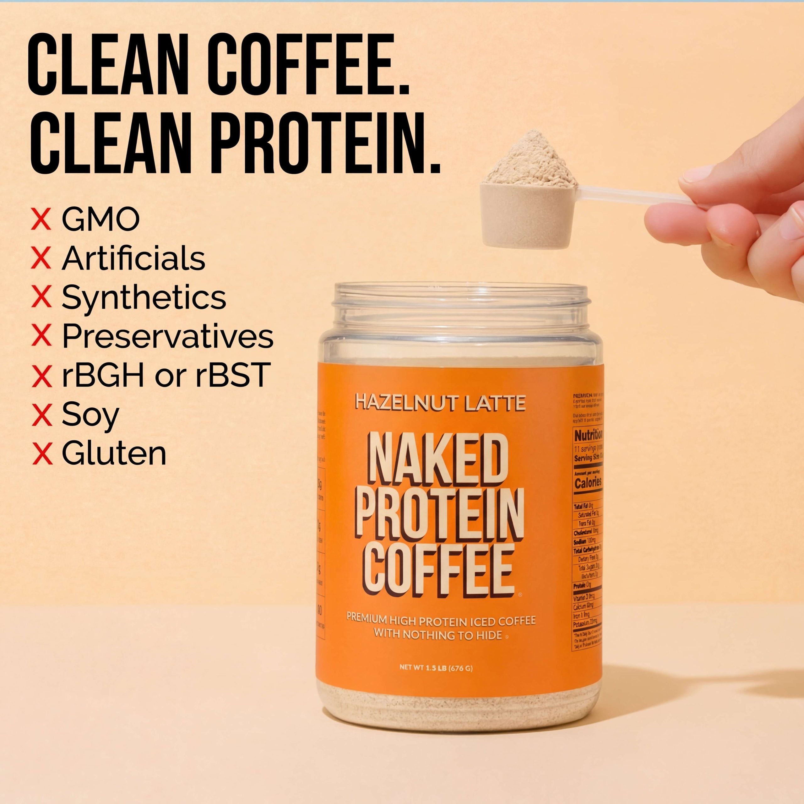 Hazelnut Latte Protein Iced Coffee - Hazelnut Latte - Daily Active Lifestyle Essential