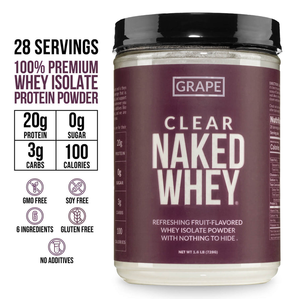 Grape Whey Protein Isolate - Grape - Post Workout Protein Blend