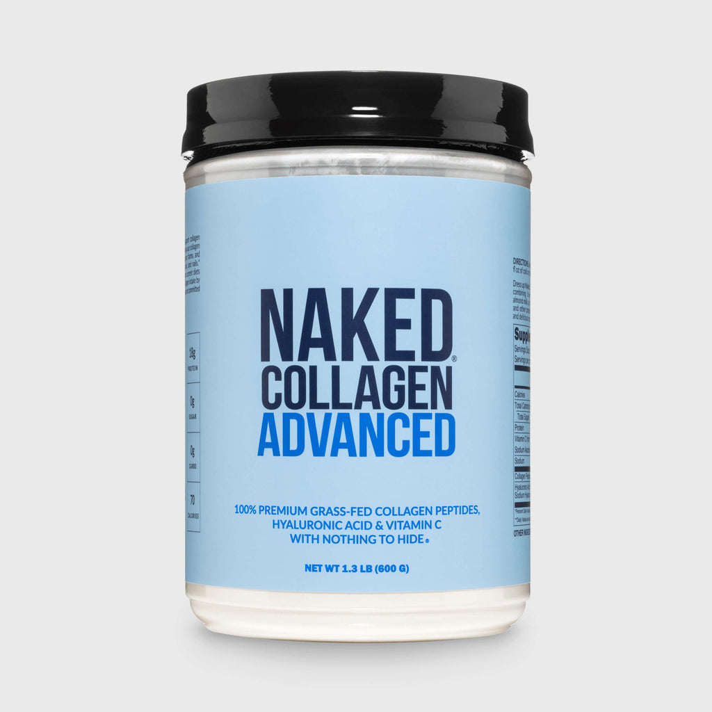 Collagen Peptides with Hyaluronic Acid - Advanced Collagen Peptides - Unflavored Collagen For Smooth Mixing