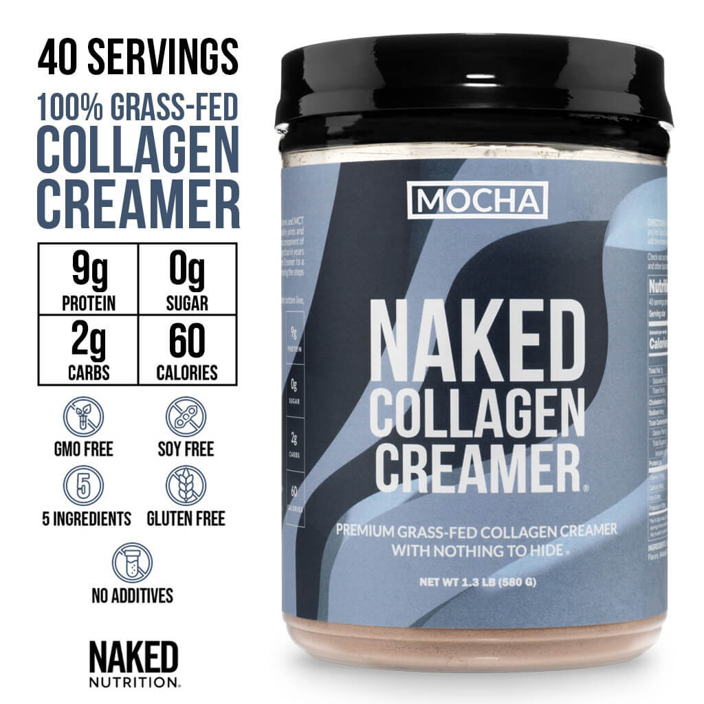 Mocha Coffee Creamer - Mocha Collagen Creamer - Unflavored Collagen For Smooth Mixing