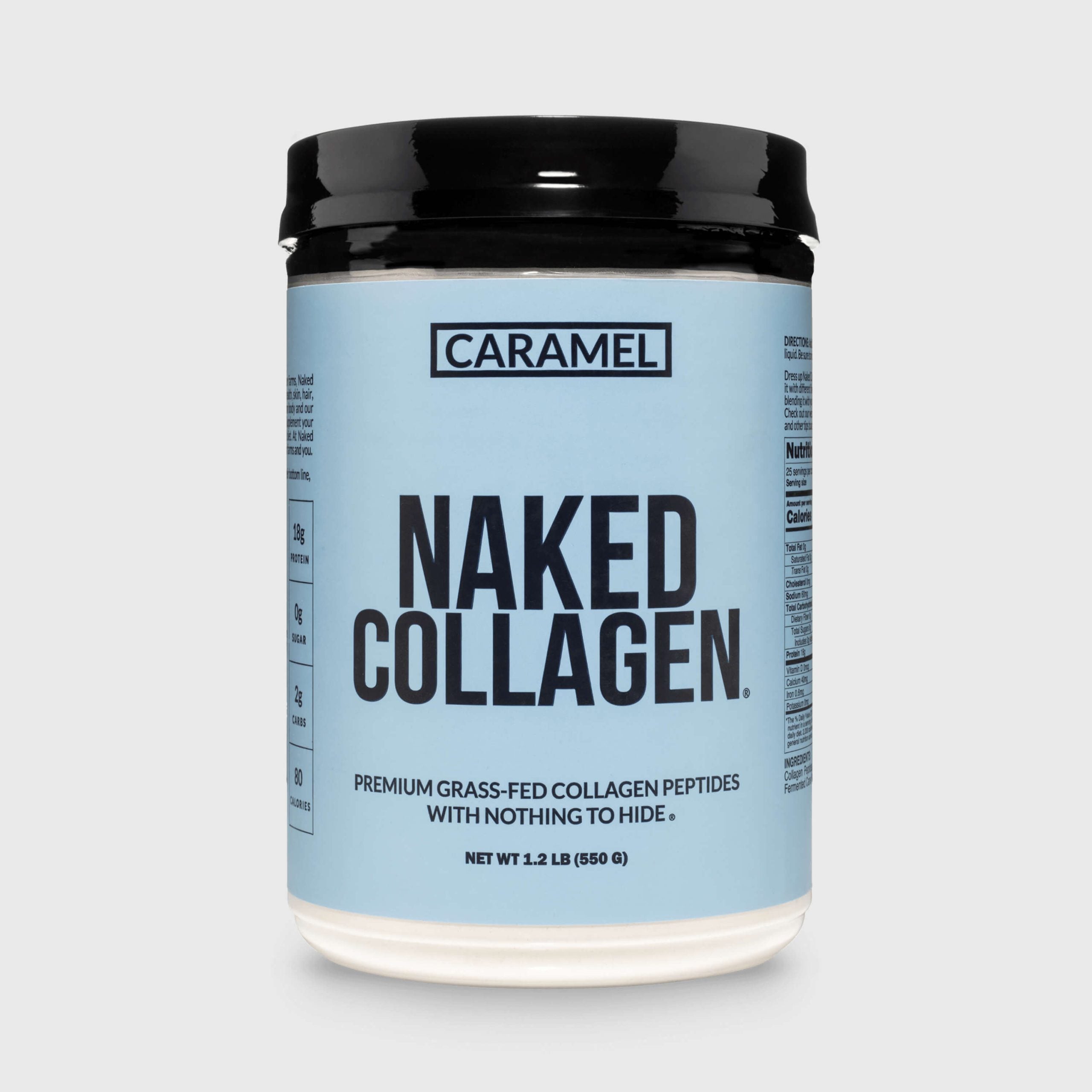 Caramel Collagen Peptides Powder - Caramel Collagen Peptides - Unflavored Collagen For Smooth Mixing