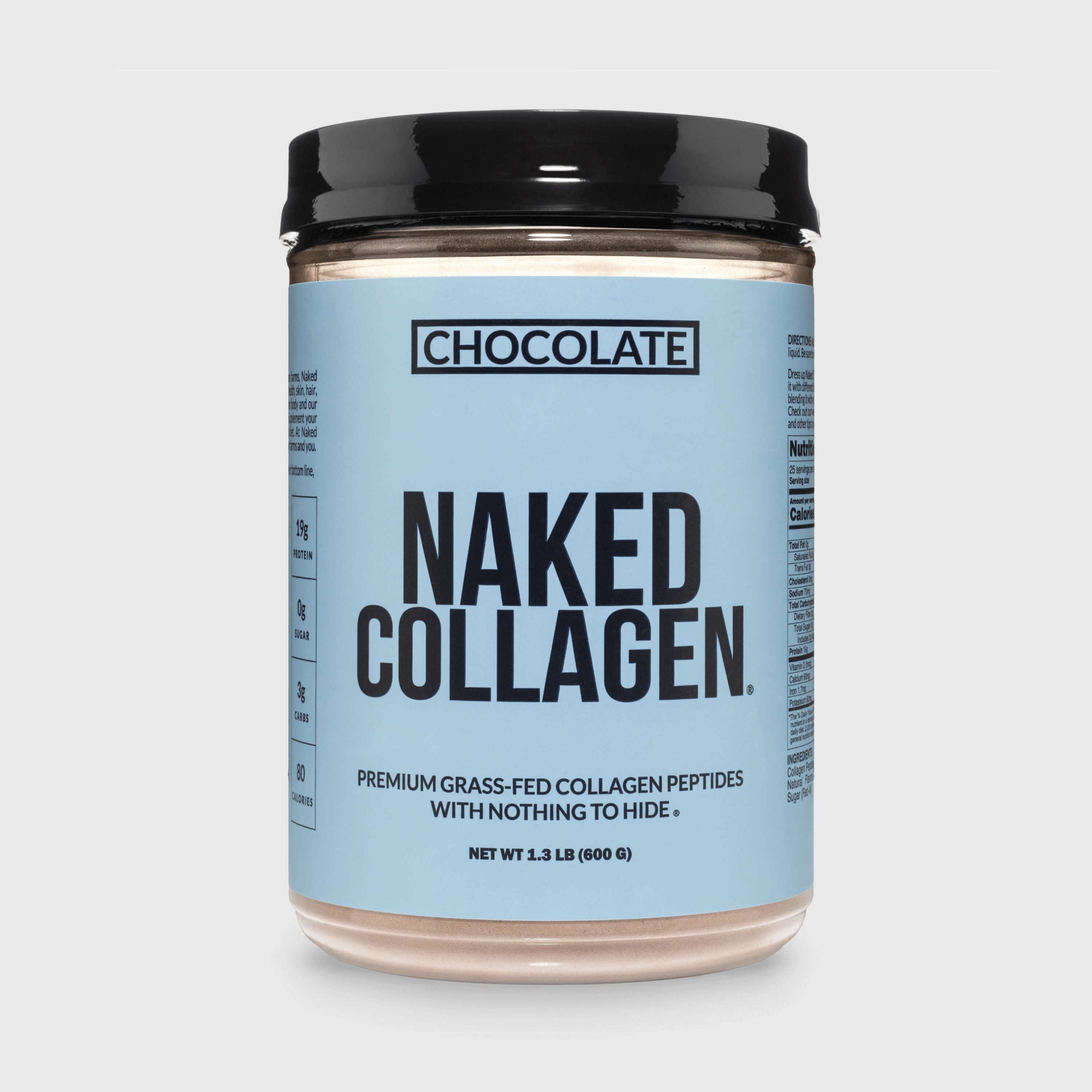 Chocolate Collagen Peptides Powder - Chocolate Collagen Peptides - Unflavored Collagen For Smooth Mixing