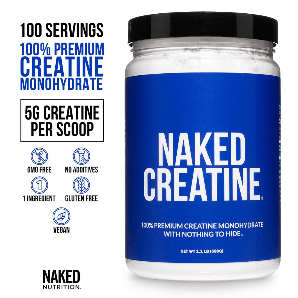 Creatine Monohydrate Powder - Unflavored - Workout Strength Support Formula