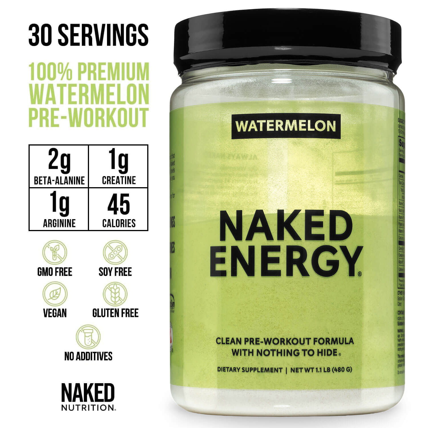 Watermelon Pre Workout Supplement - Watermelon - Simple Pre Training Boost