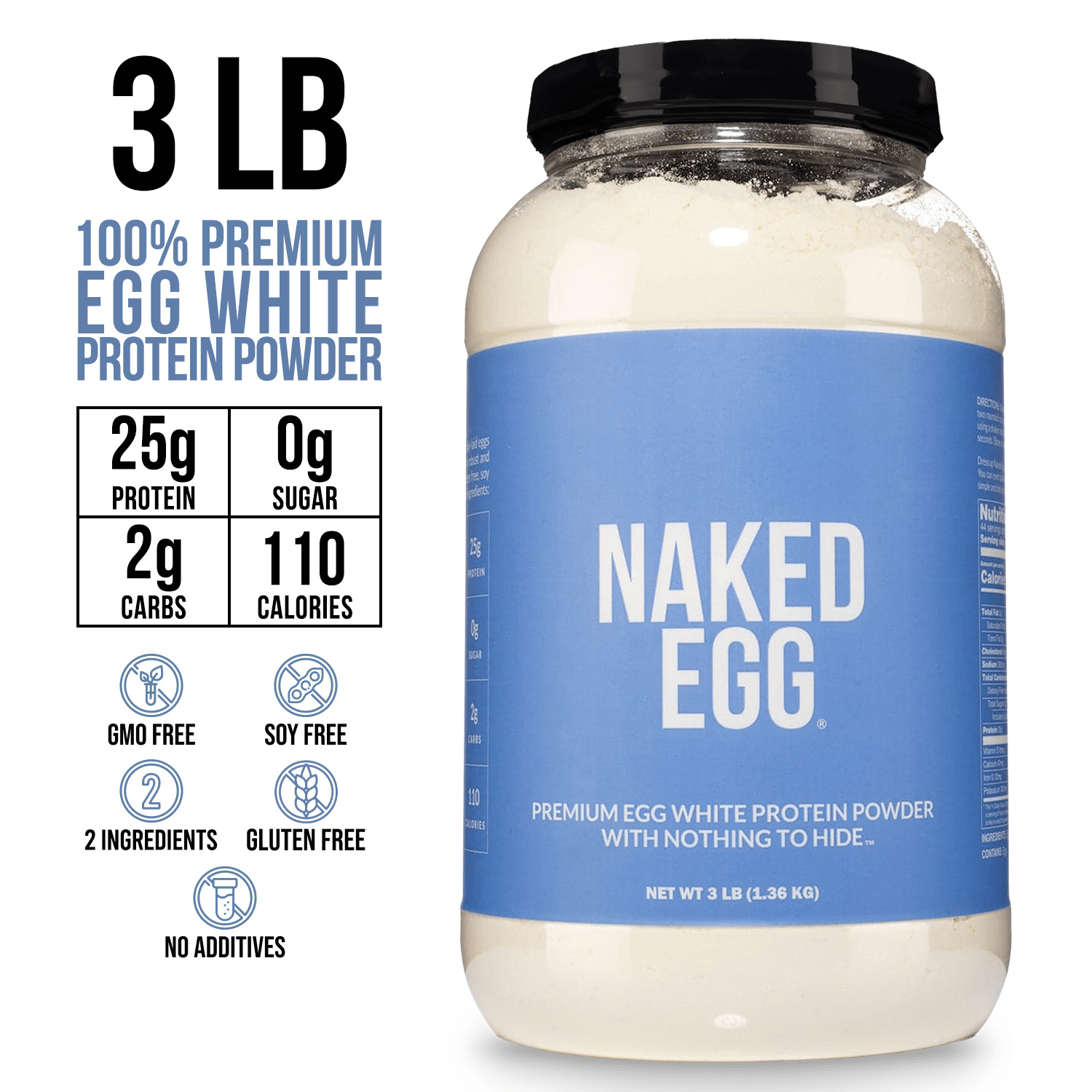 Egg White Protein Powder - Everyday Wellness Drink Mix