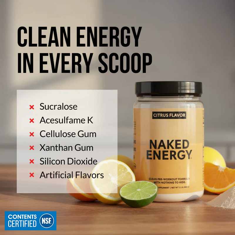 Citrus Pre Workout Supplement - Citrus - Simple Pre Training Boost