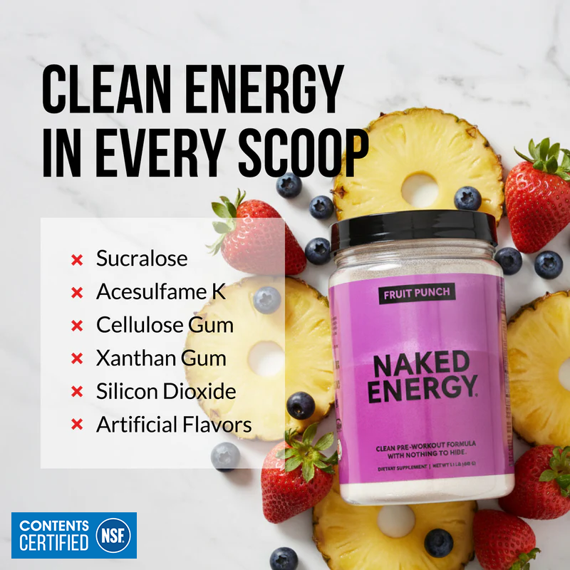 Fruit Punch Pre Workout Supplement - Fruit Punch - Simple Pre Training Boost
