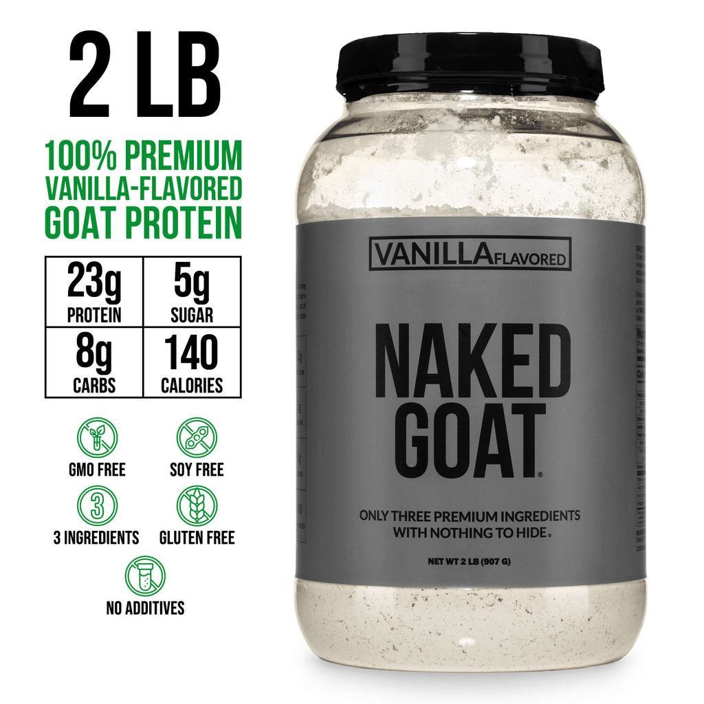 Vanilla Goat Whey Protein Powder - Vanilla - Post Workout Protein Blend