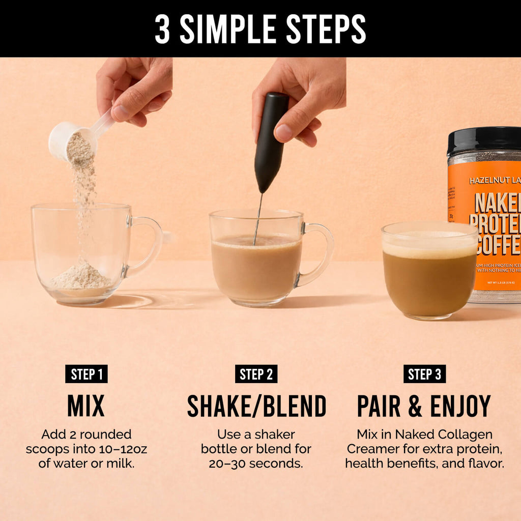 Hazelnut Latte Protein Iced Coffee - Hazelnut Latte - Daily Active Lifestyle Essential