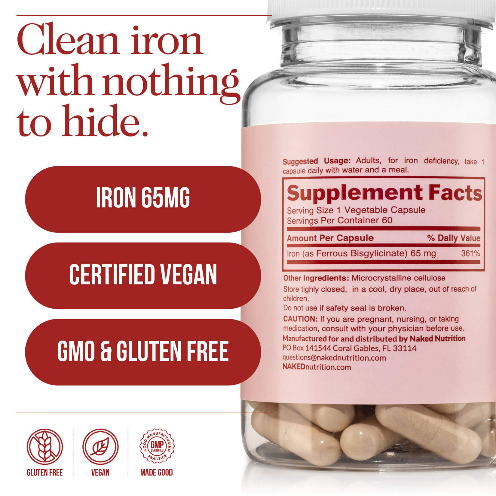 Daily Iron Supplement - Iron - Daily Active Lifestyle Essential