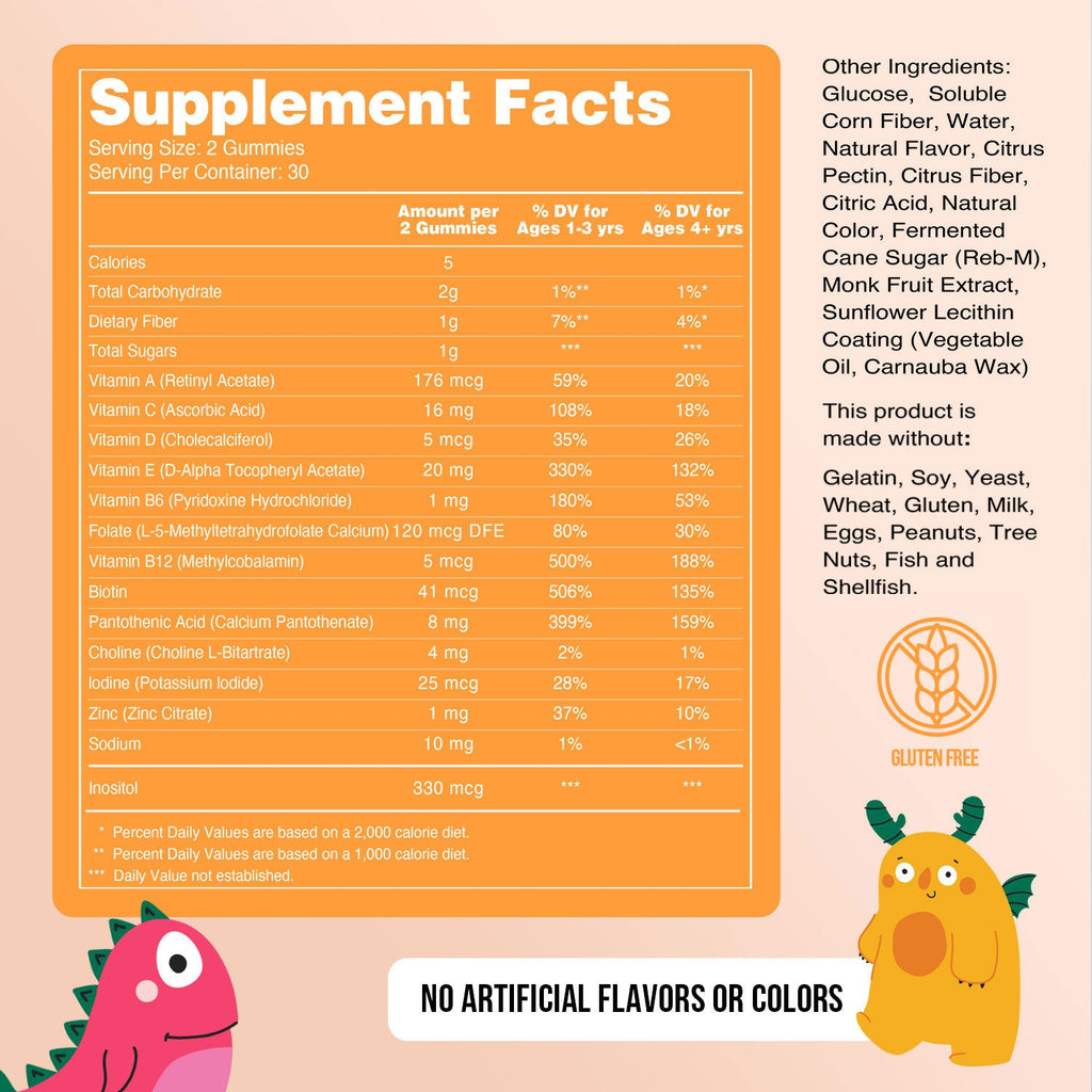 Kids Multivitamin Gummies - Daily Active Lifestyle Essential