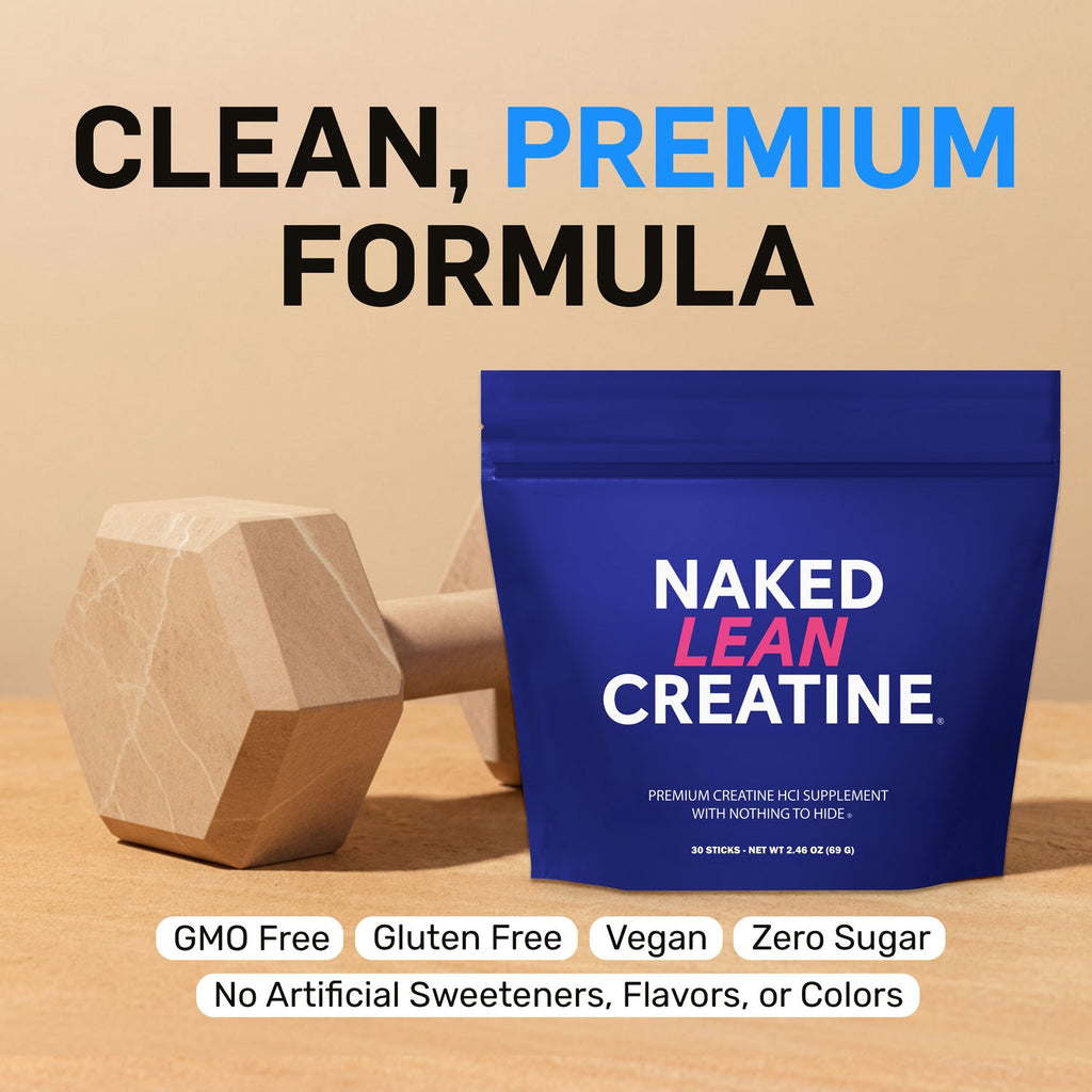 Creatine HCl Travel Packets - Stick Packs - Workout Strength Support Formula