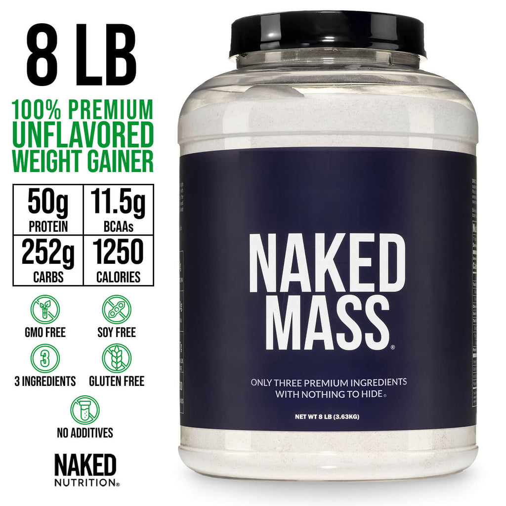 Mass Gainer Protein Supplement - Unflavored - Serious Muscle Building Nutrition