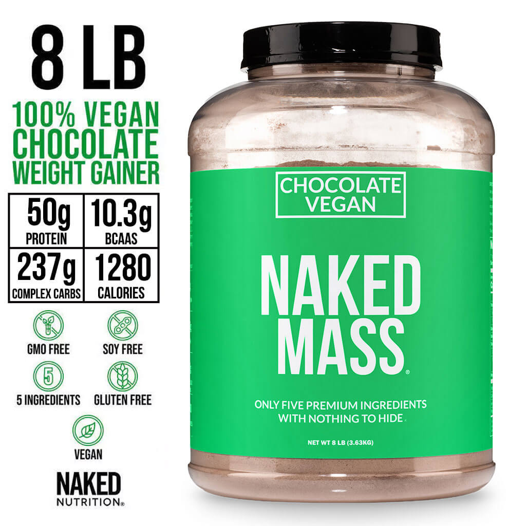 Chocolate Vegan Mass Gainer Supplement - Chocolate (Vegan) - Serious Muscle Building Nutrition