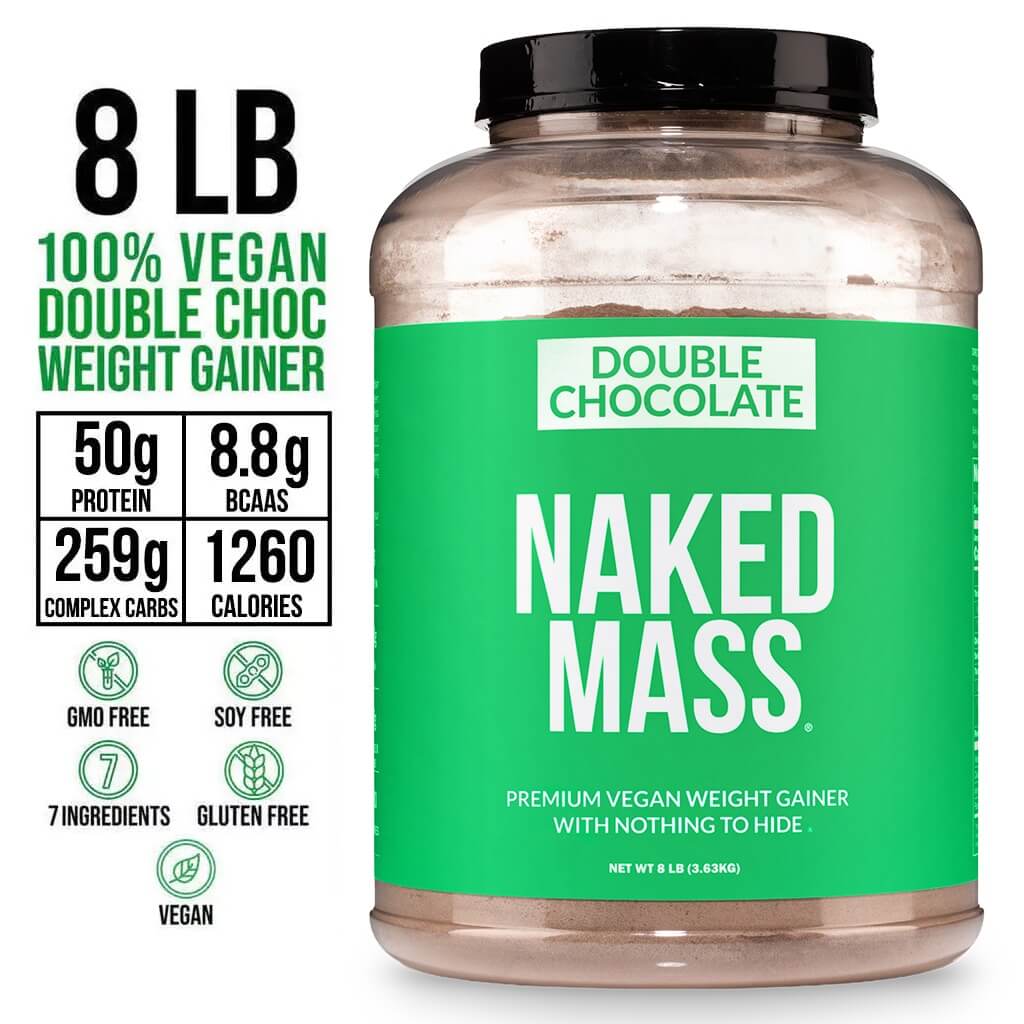 Double Chocolate Vegan Mass Gainer Supplement - Double Chocolate (Vegan) - Serious Muscle Building Nutrition