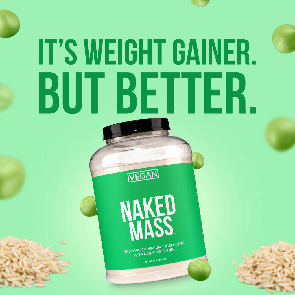 Vegan Mass Gainer Supplement - Unflavored (Vegan) - Serious Muscle Building Nutrition