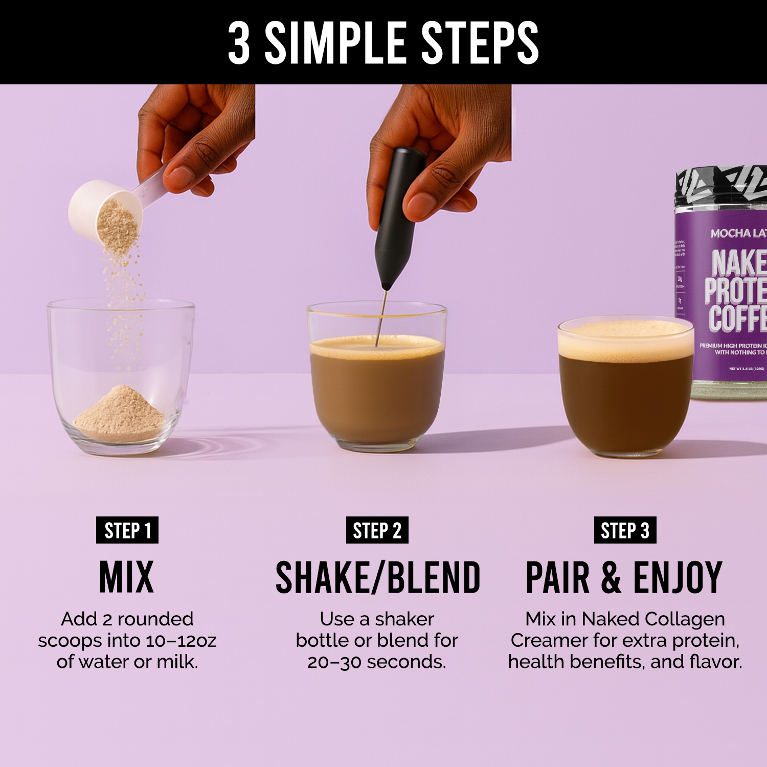 Mocha Latte Protein Iced Coffee - Mocha Latte - Daily Active Lifestyle Essential