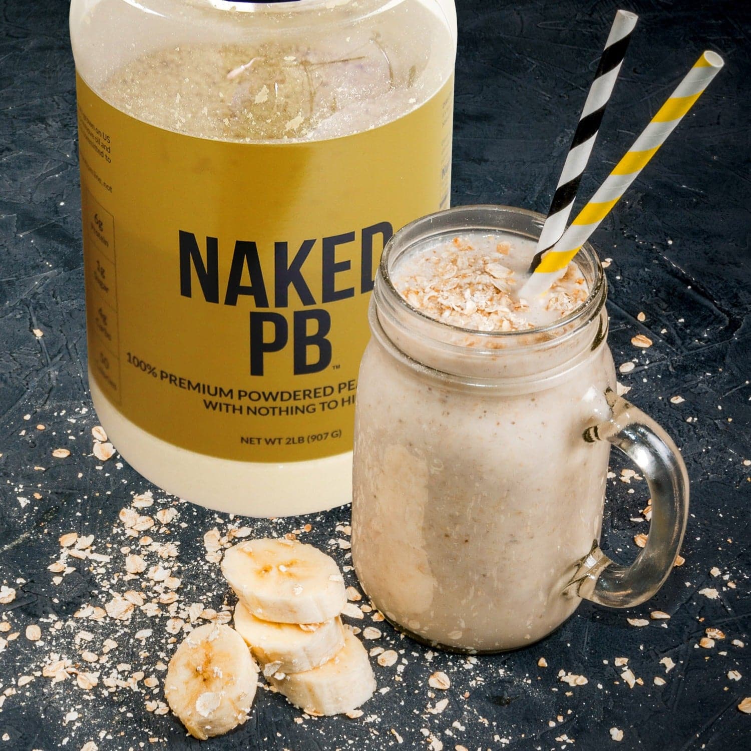 Powdered Peanut Butter - PB - 2 LB - Everyday Wellness Drink Mix