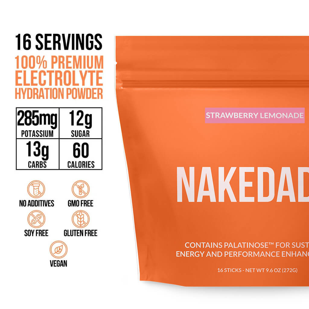 Electrolytes Powder Packets - Strawberry Lemonade - Strawberry Lemonade - Workout Hydration Formula