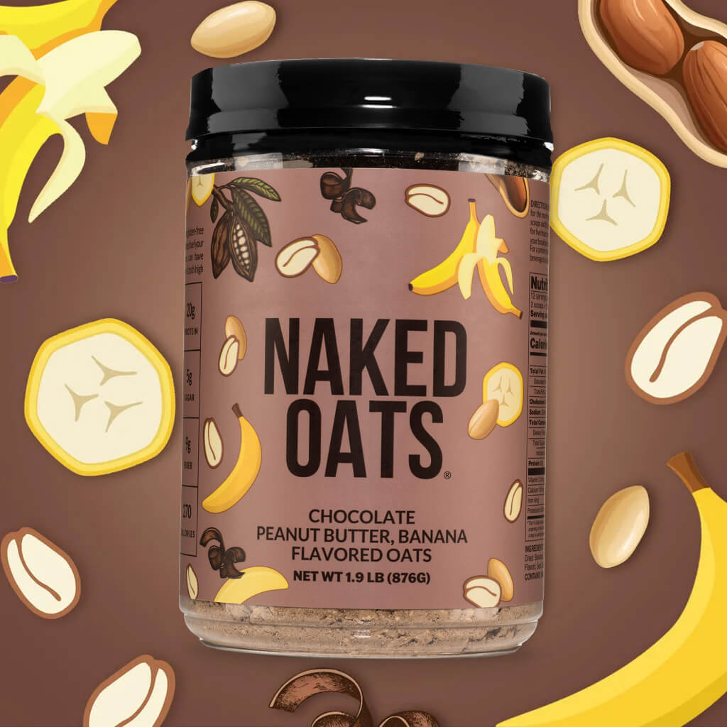 Chocolate Peanut Butter Banana Protein Oats - Chocolate PB Banana - Daily Active Lifestyle Essential