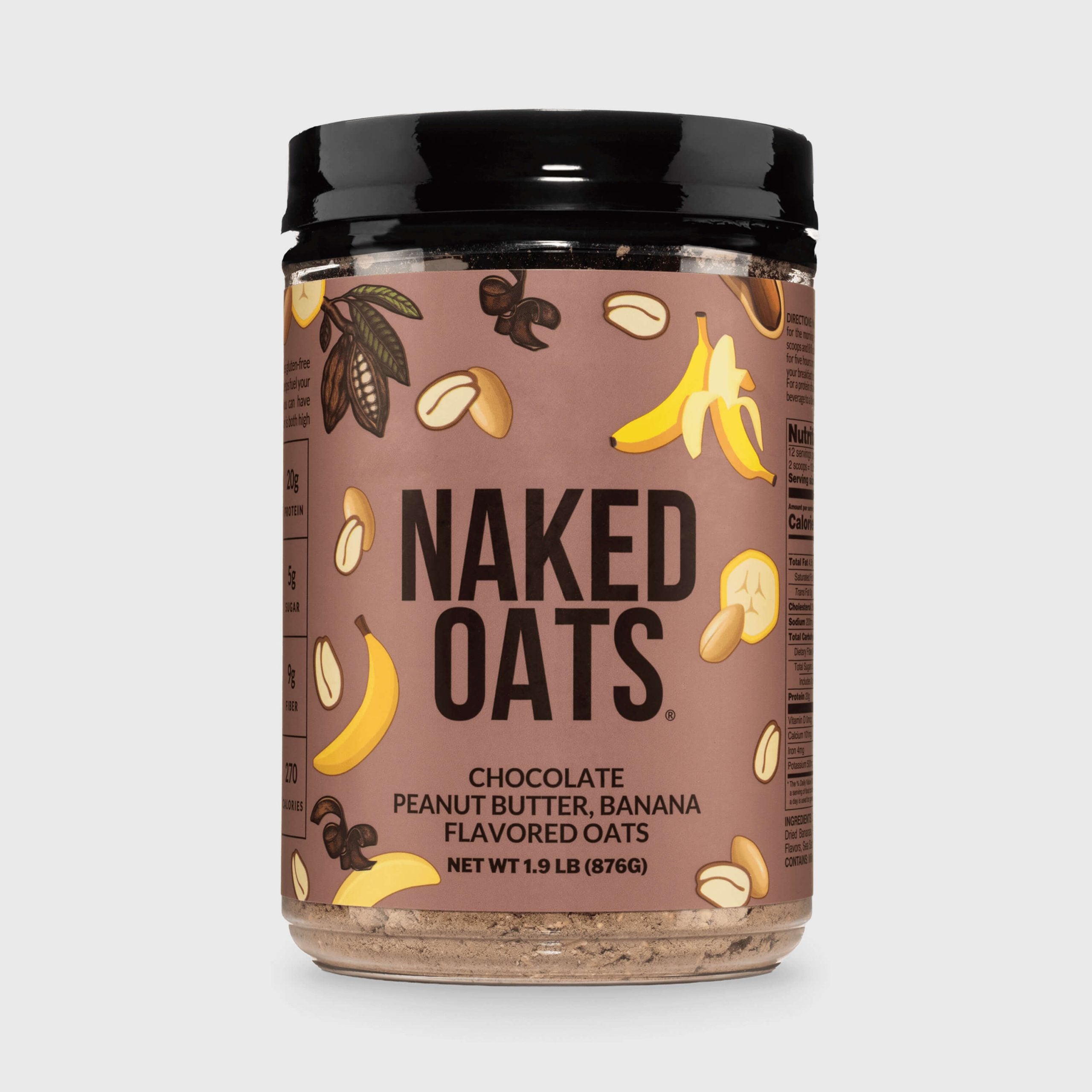 Chocolate Peanut Butter Banana Protein Oats - Chocolate PB Banana - Daily Active Lifestyle Essential
