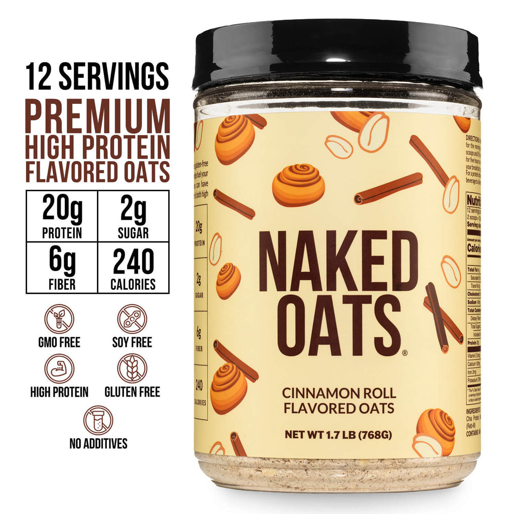 Cinnamon Roll Protein Oats - Cinnamon Roll - Daily Active Lifestyle Essential