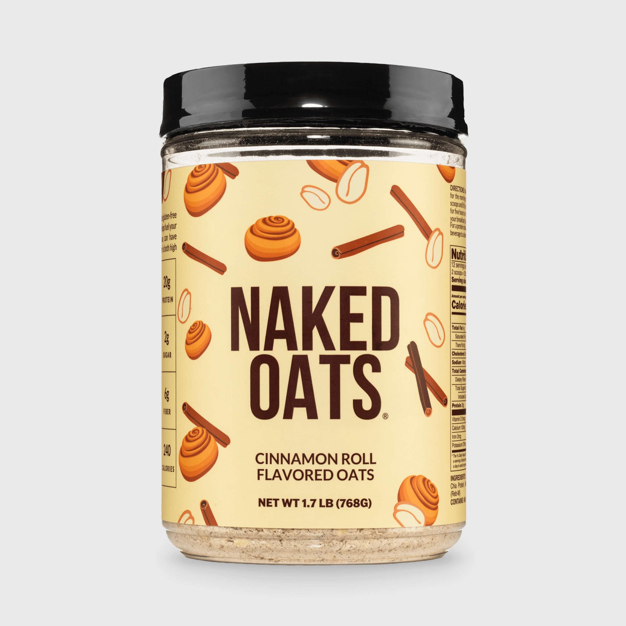 Cinnamon Roll Protein Oats - Cinnamon Roll - Daily Active Lifestyle Essential