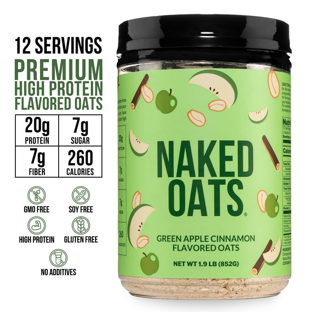 Green Apple Cinnamon Protein Oats - Green Apple Cinnamon - Daily Active Lifestyle Essential