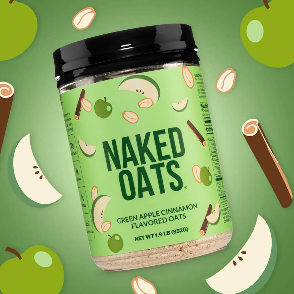 Green Apple Cinnamon Protein Oats - Green Apple Cinnamon - Daily Active Lifestyle Essential