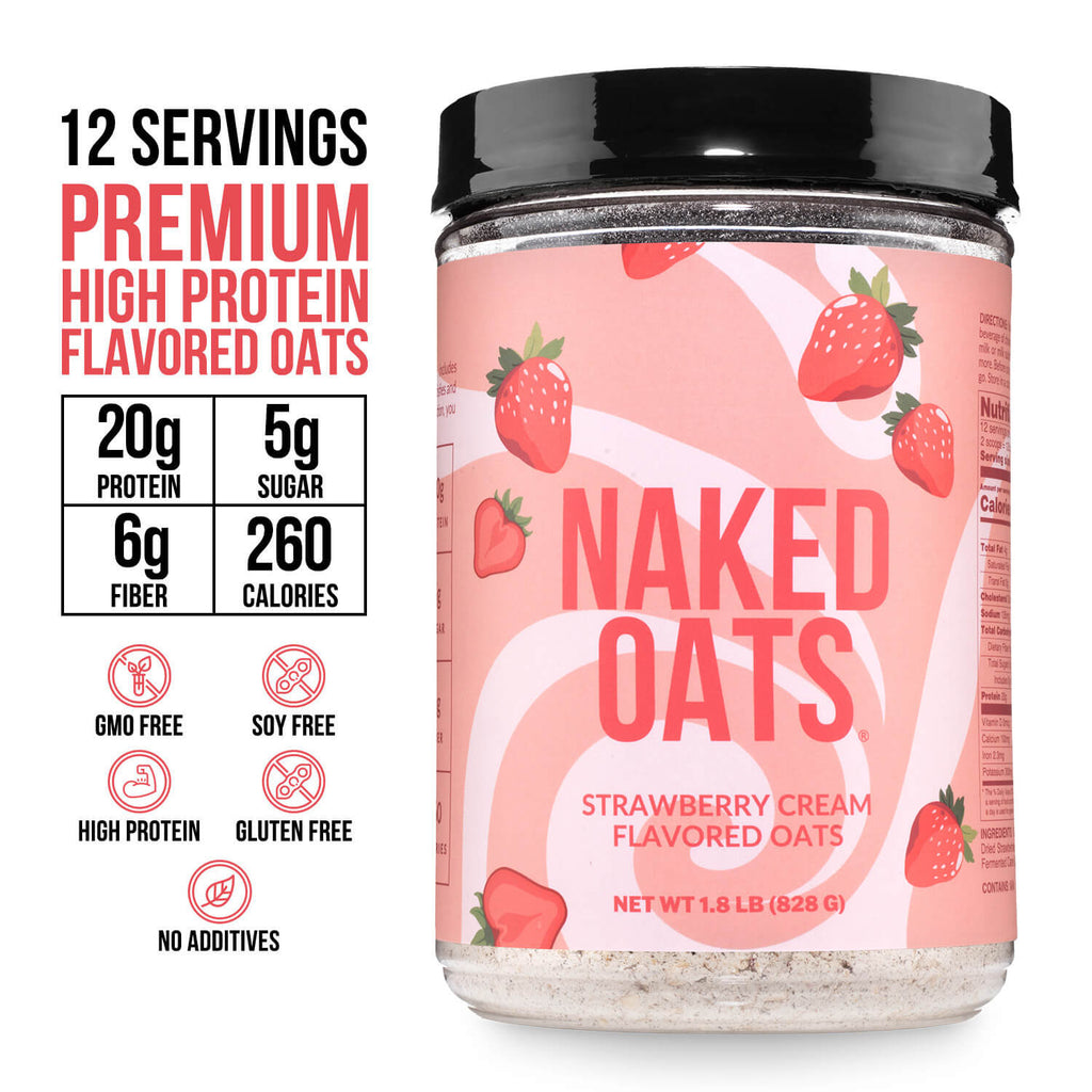 Strawberry Cream Protein Oats - Strawberry Cream - Daily Active Lifestyle Essential