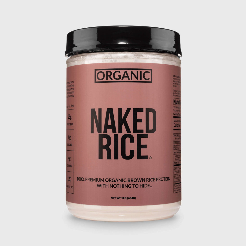 Organic Brown Rice Protein Powder 1lb - Unflavored 1LB - Simple Dairy Free Protein Powder