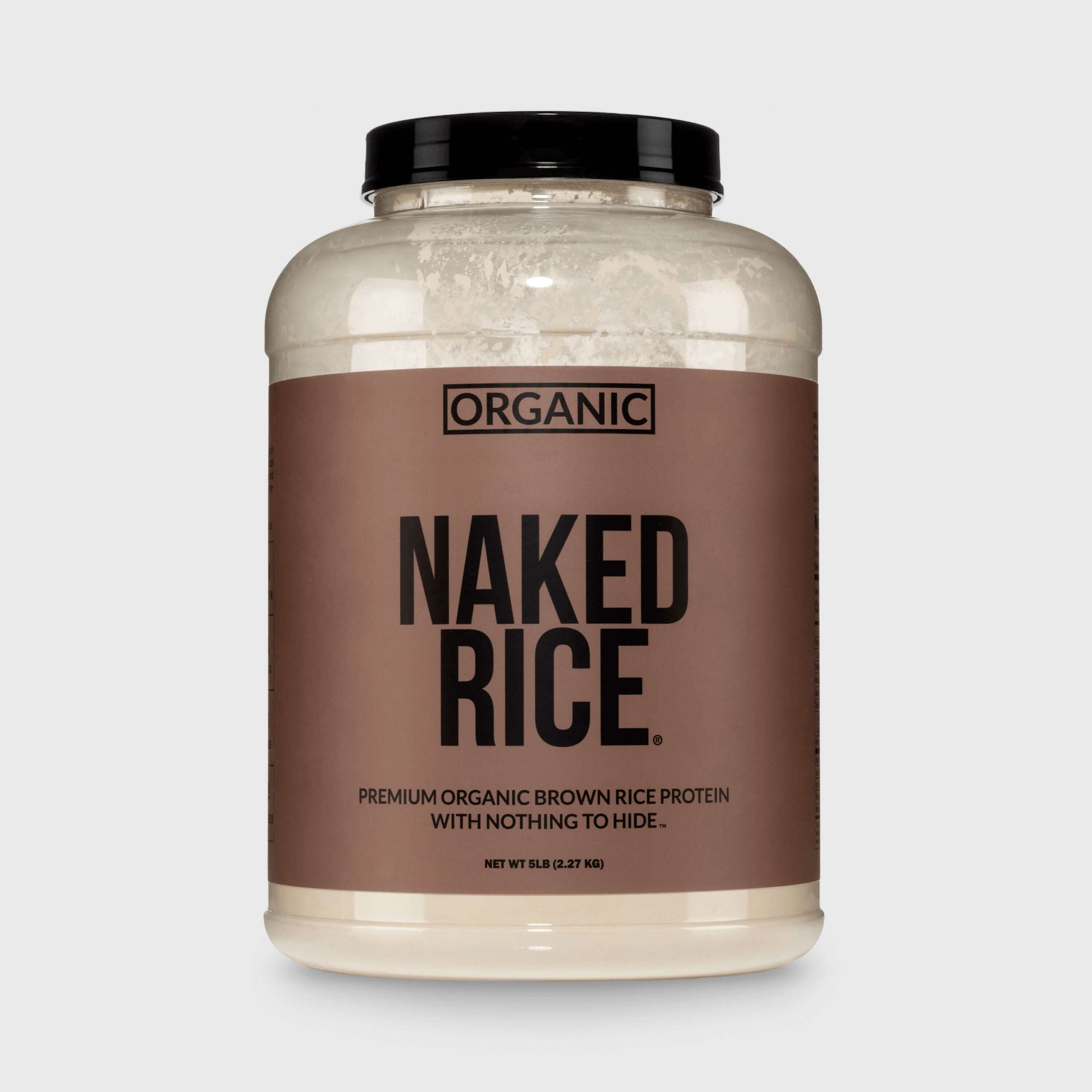 Organic Brown Rice Protein Powder - 5LB Unflavored - Simple Dairy Free Protein Powder