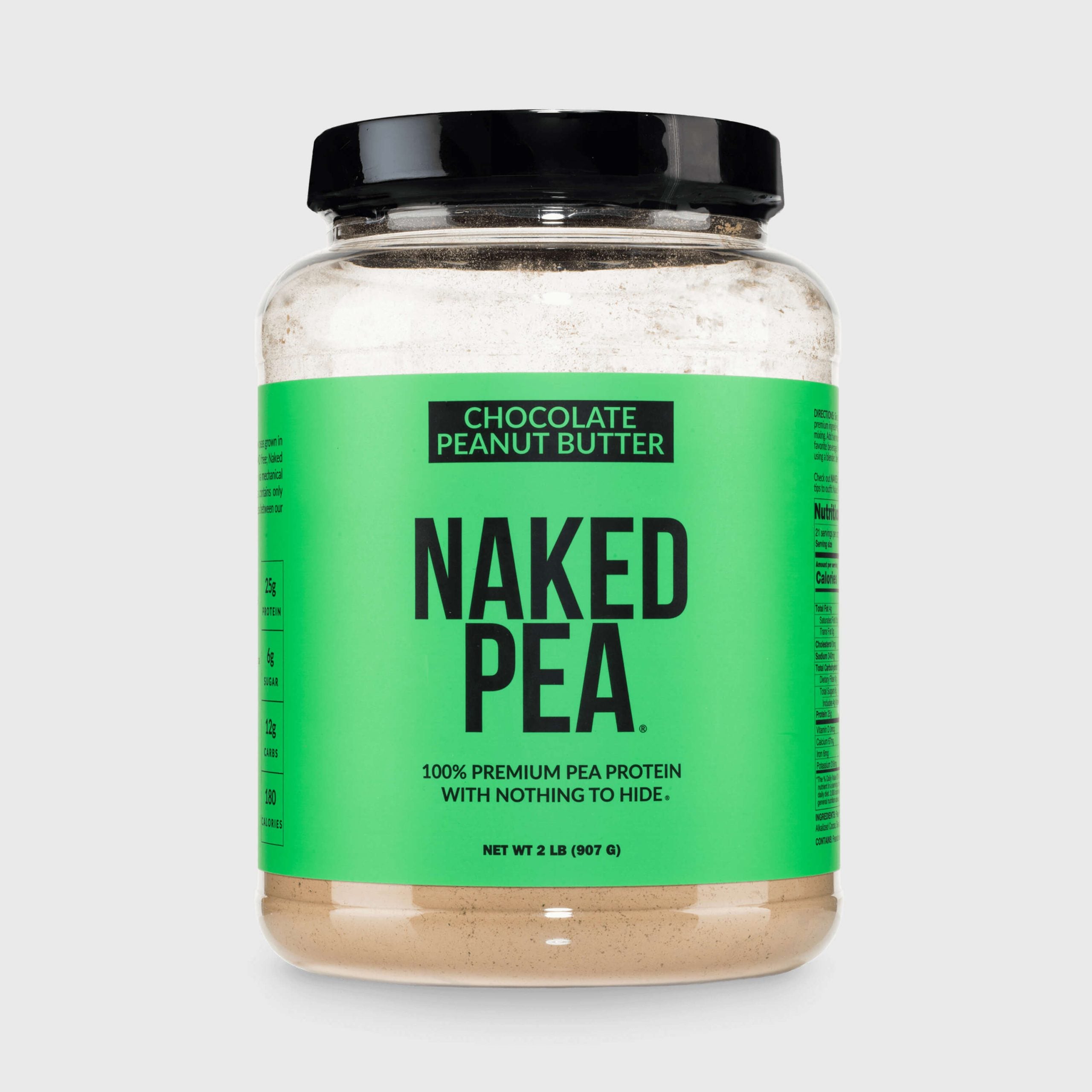 Chocolate Peanut Butter Pea Protein Powder - Chocolate PB - Simple Dairy Free Protein Powder