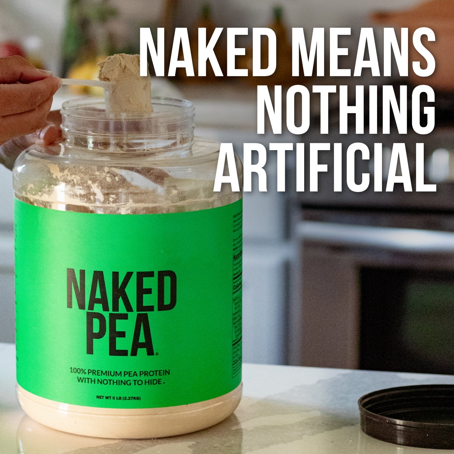 Pea Protein Powder - Unflavored - Simple Dairy Free Protein Powder