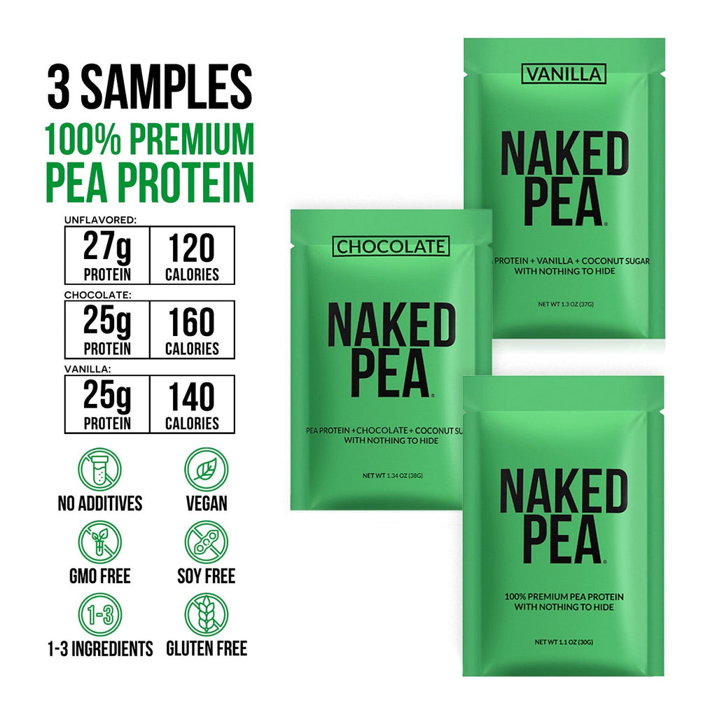 Vegan Protein Powder Sample Pack - Everyday Wellness Drink Mix