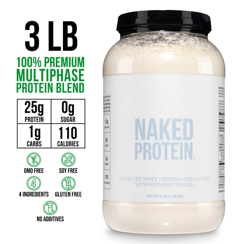 Protein Powder Blend - 3LB Egg Whey & Casein Protein Blend - 3LB - Post Workout Protein Blend