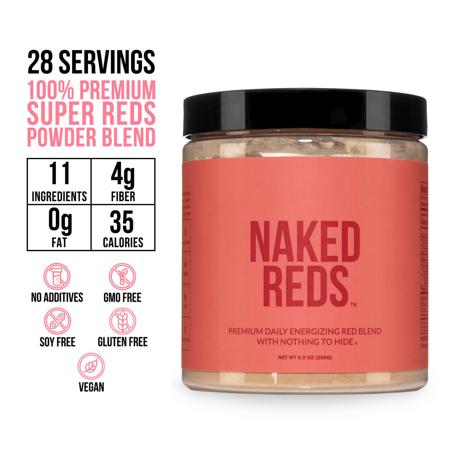 Super Reds Fruit Powder - Everyday Wellness Drink Mix