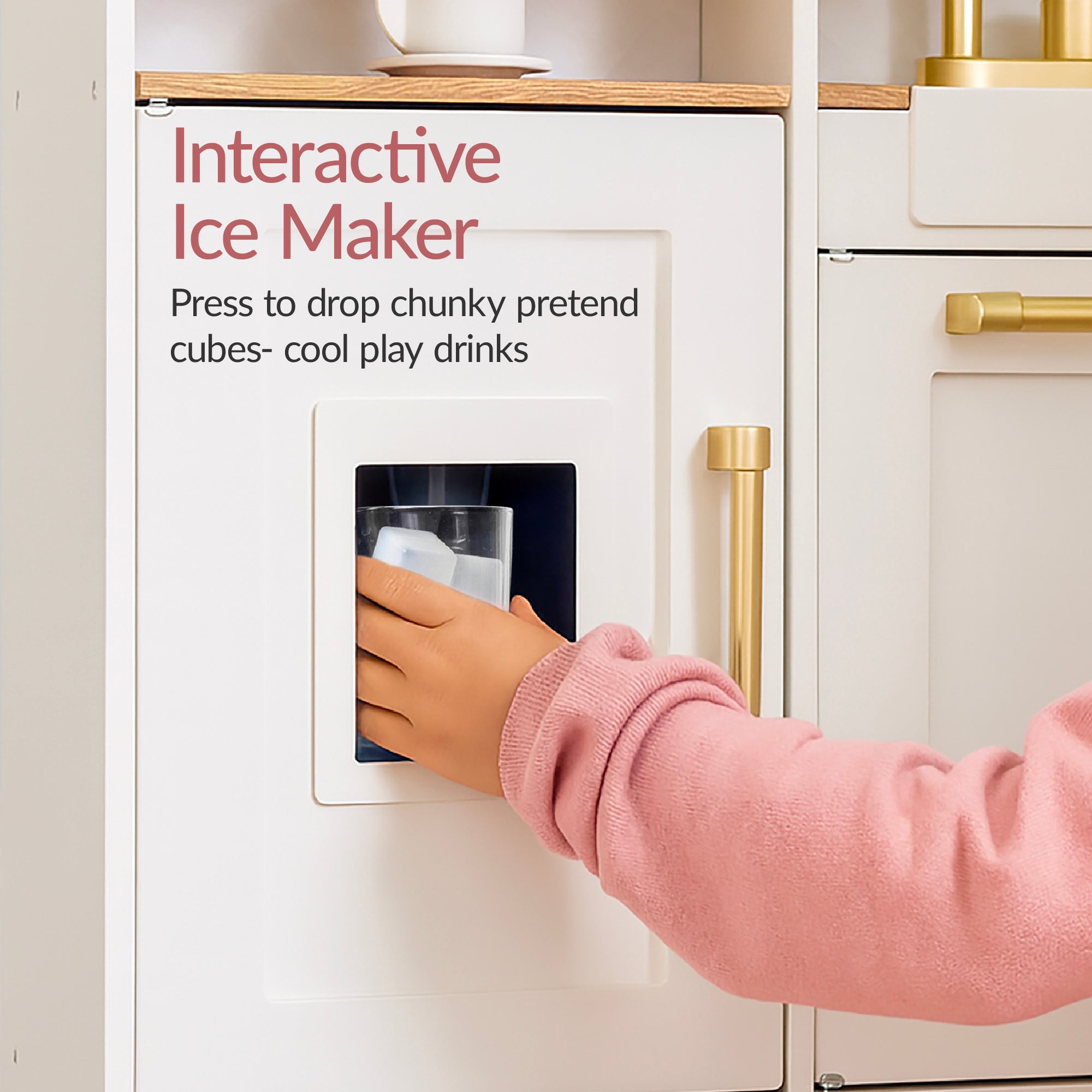 Pretend Play Kitchen with Espresso Machine for home, family, and everyday needs