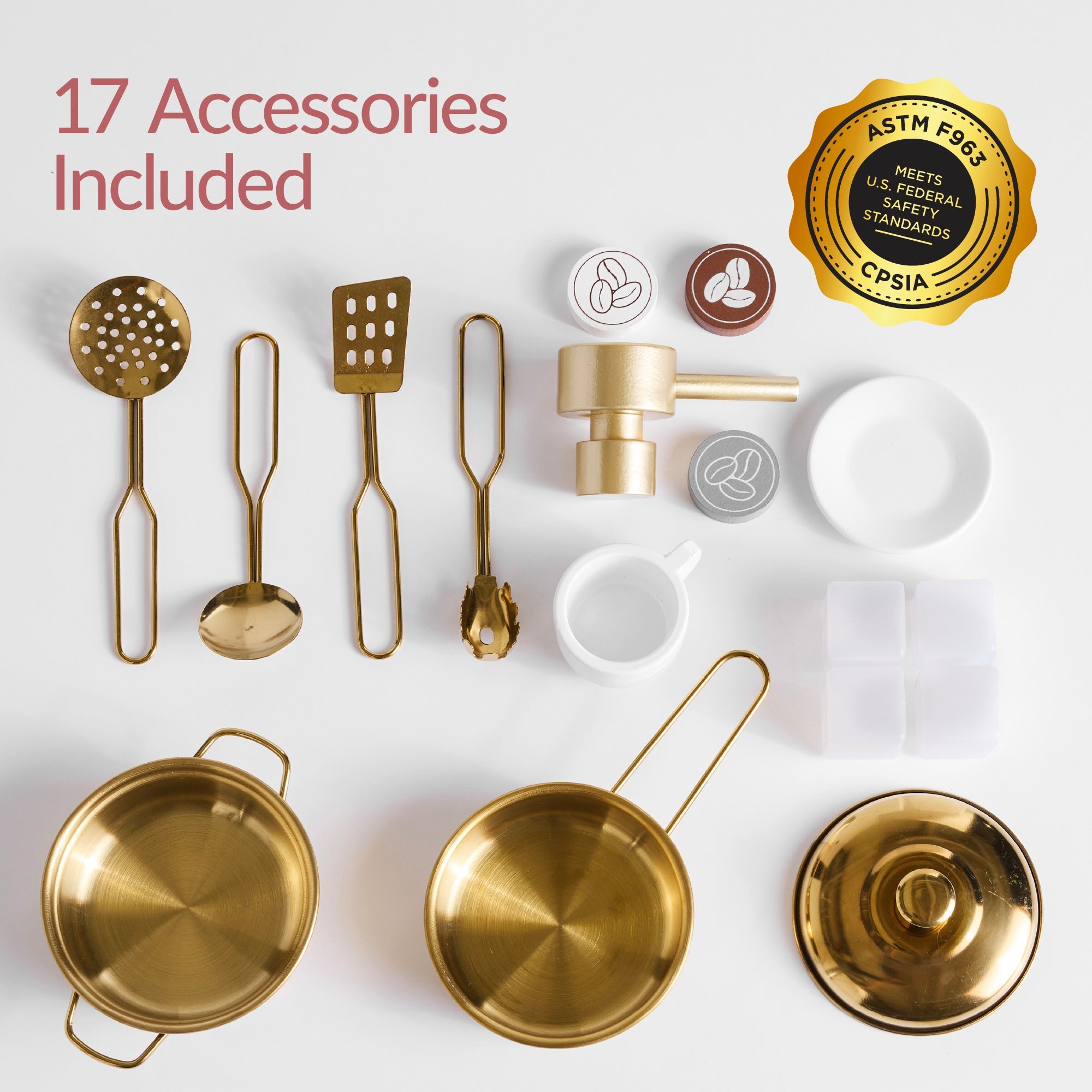 Pretend Play Kitchen with Espresso Machine for home, family, and everyday needs