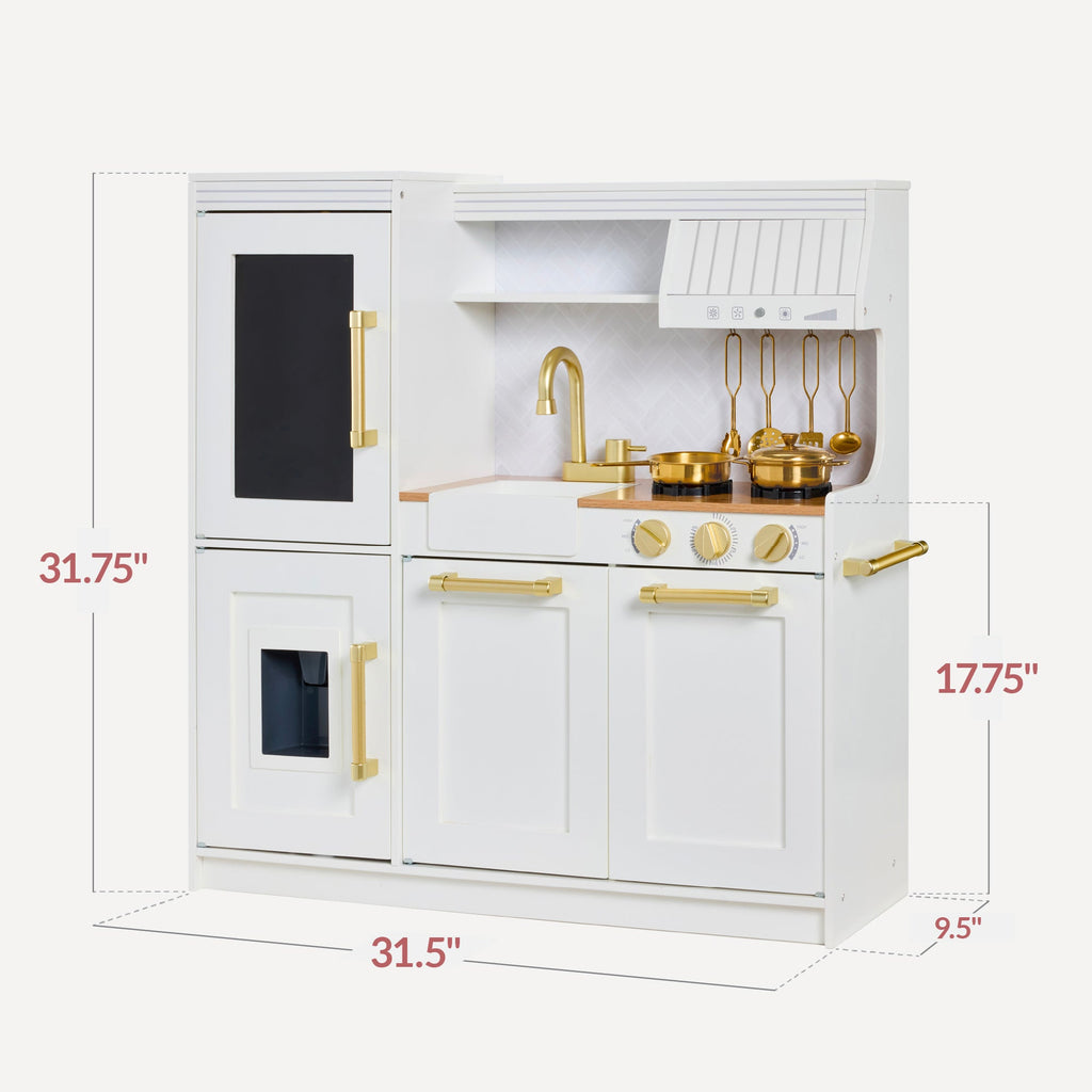 Pretend Play Kitchen with Framed Chalkboard with dependable design for family fun, playrooms, and game time