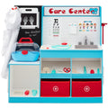 Pretend Play Doctor's Office Kids Wooden Toy Set with Accessories Included for active play and family fun