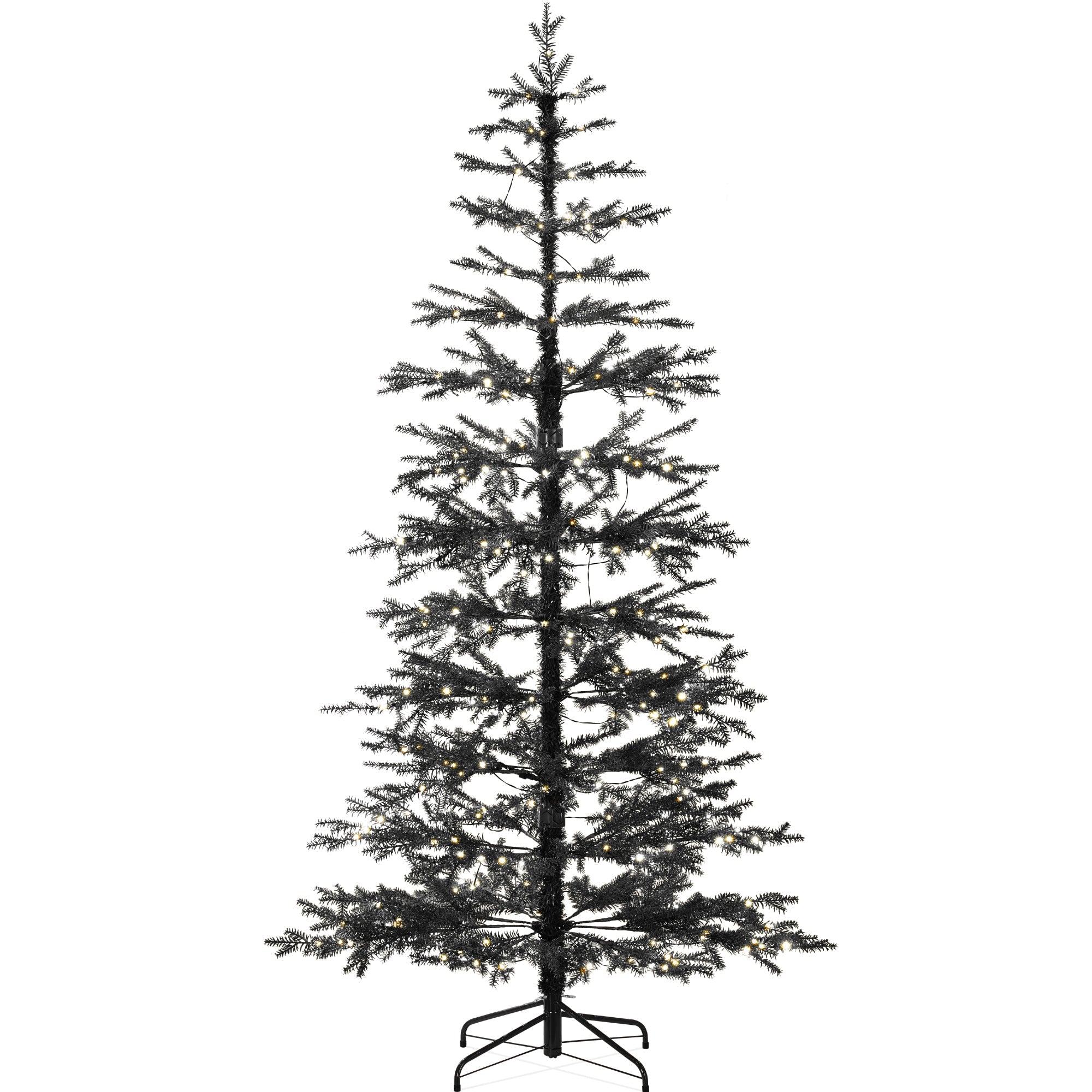Pre-Lit Sparse Christmas Tree with 2-in-1 LED Lights Cordless Connection for indoor and outdoor holiday displays