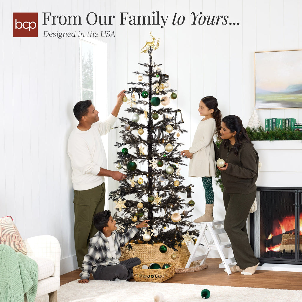 Pre-Lit Sparse Christmas Tree with 2-in-1 LED Lights Cordless Connection for indoor and outdoor holiday displays